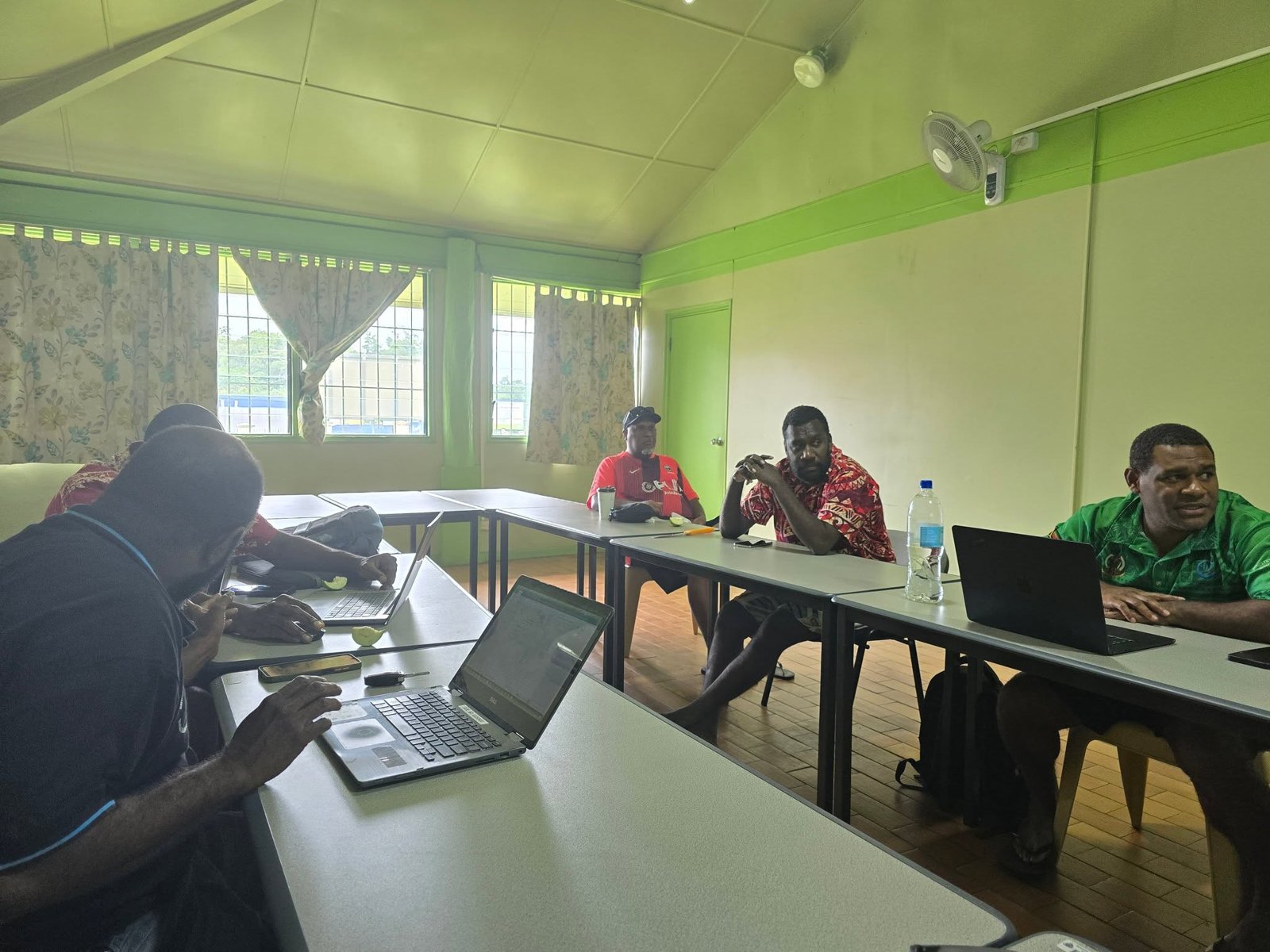 NSCL members at a meeting